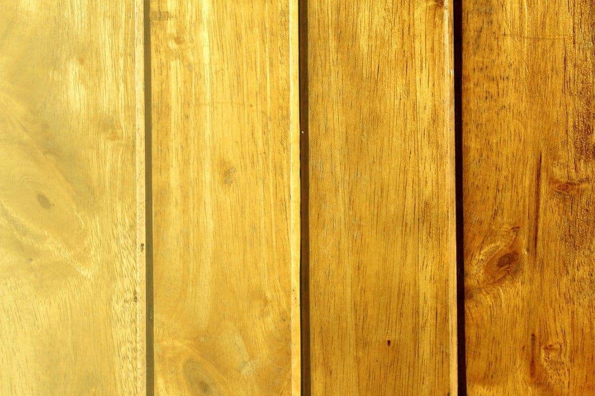 stained wood boards